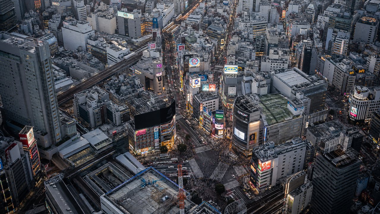 東京・渋谷の街並み